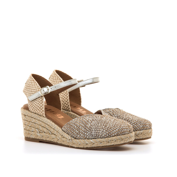 SANDALIAS DE MUJER MUSTANG MADA PLATA 56601 62737 - Querol online
