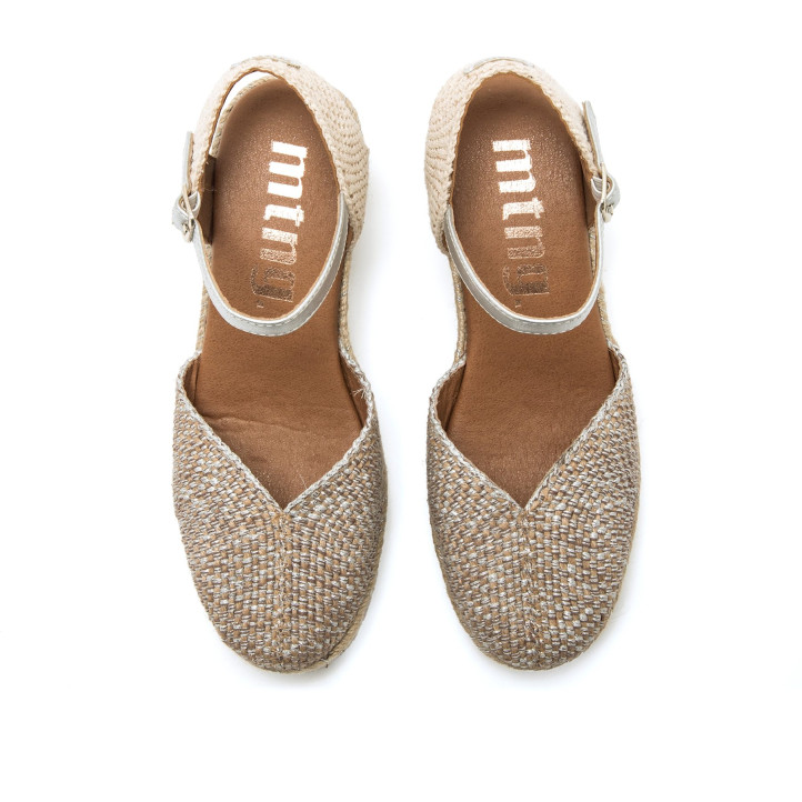 SANDALIAS DE MUJER MUSTANG MADA PLATA 56601 62737 - Querol online
