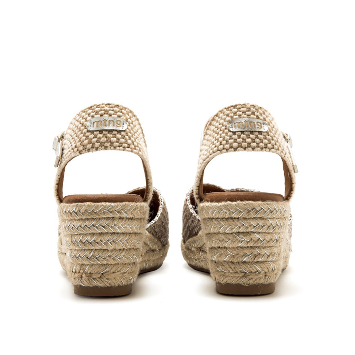 SANDALIAS DE MUJER MUSTANG MADA PLATA 56601 62737 - Querol online