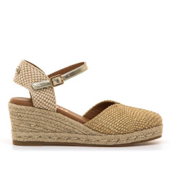 SANDALIAS DE MUJER MUSTANG MADA ORO 56601 62736 - Querol online