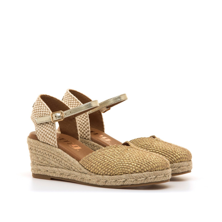 SANDALIAS DE MUJER MUSTANG MADA ORO 56601 62736 - Querol online