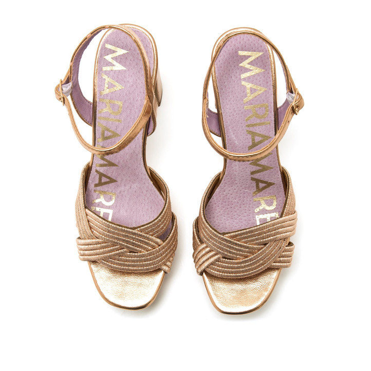 SANDALIAS DE MUJER MARIAMARE 68703 ORO 68703 62615 - Querol online