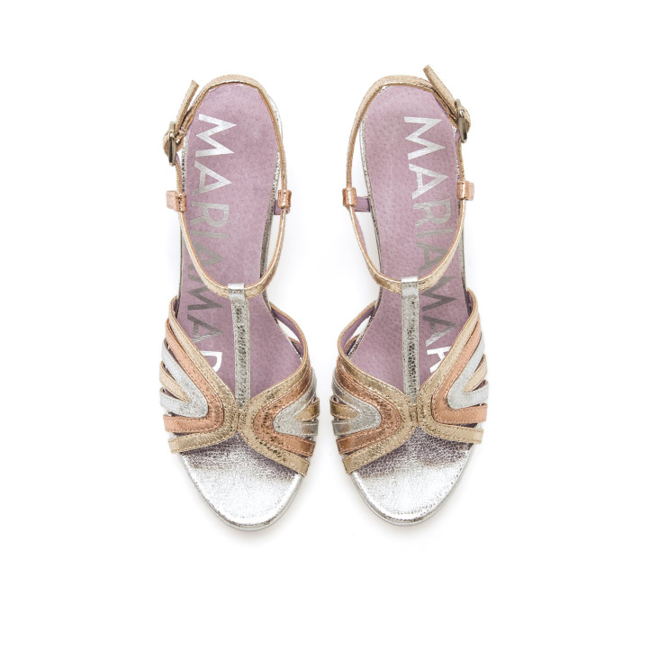 SANDALIAS DE MUJER MARIAMARE 68715 PLATA 68715 62627 - Querol online