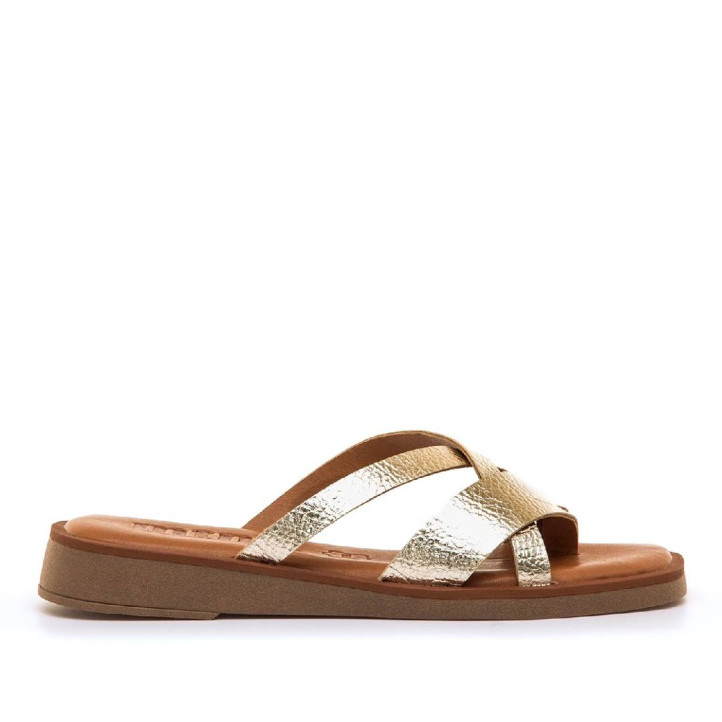 SANDALIAS DE MUJER MUSTANG COLETTE ORO 56411 62718 - Querol online