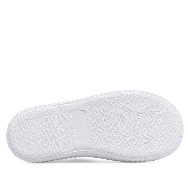 Sabatilles lona Querolets grogues estil pepito amb velcro i sola blanca - Querol online