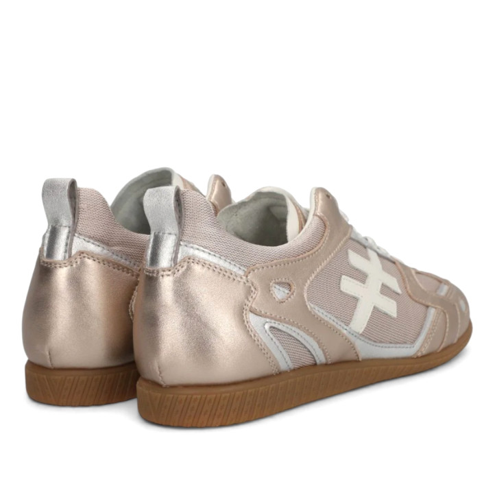 Zapatillas urban Another Trend juliette platino con beige - Querol online