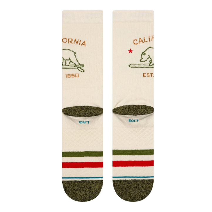 Calcetines Stance california republic 2 crew off white - Querol online