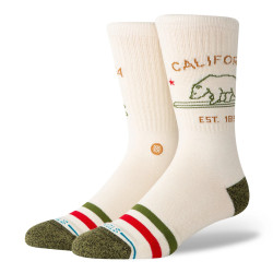 Calcetines Stance california republic 2 crew off white - Querol online