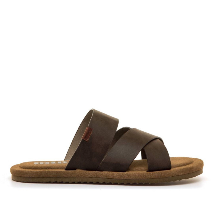 SANDALIAS DE HOMBRE MUSTANG HAWAII MARRON 84855 62782 - Querol online