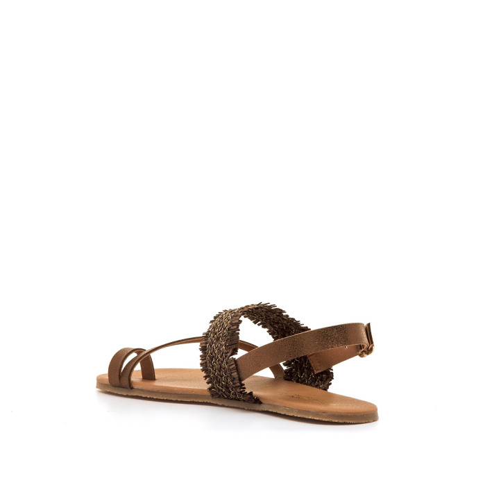 SANDALIAS DE MUJER MUSTANG FREE-CLEO MARRON 55977 62861 - Querol online
