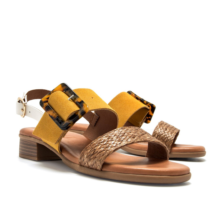 SANDALIAS DE MUJER MUSTANG INES MARRON 55929 62703 - Querol online