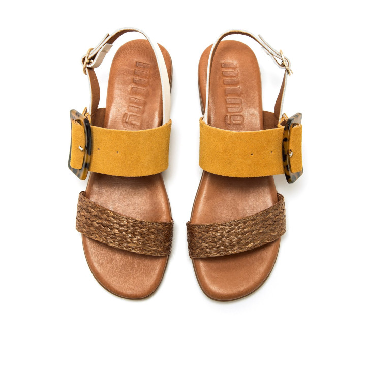 SANDALIAS DE MUJER MUSTANG INES MARRON 55929 62703 - Querol online
