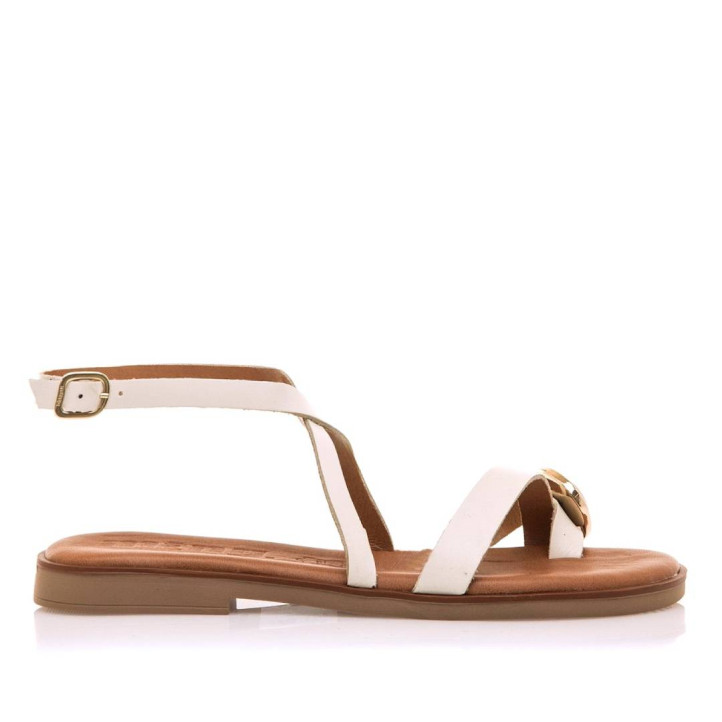 SANDALIAS DE MUJER MUSTANG ALYSA BLANCO 55931 62705 - Querol online