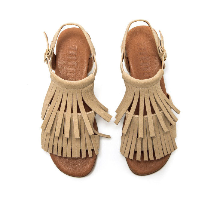 SANDALIAS DE MUJER MUSTANG INES BEIGE 55949 62712 - Querol online