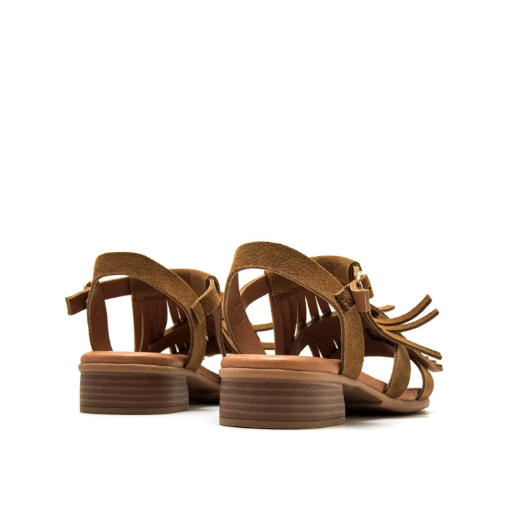SANDALIAS DE MUJER MUSTANG INES MARRON 55949 62711 - Querol online