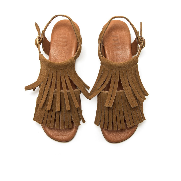 SANDALIAS DE MUJER MUSTANG INES MARRON 55949 62711 - Querol online