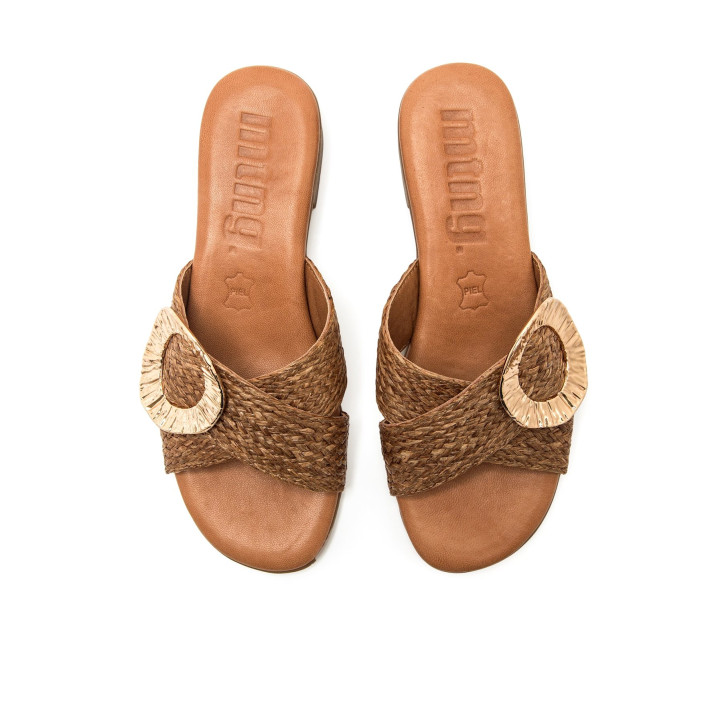 SANDALIAS DE MUJER MUSTANG INES MARRON 55954 62714 - Querol online