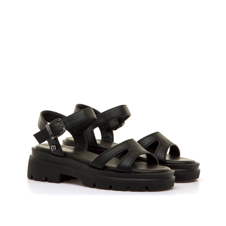 SANDALIAS DE MUJER MUSTANG ZURI NEGRO 55762 62684 - Querol online