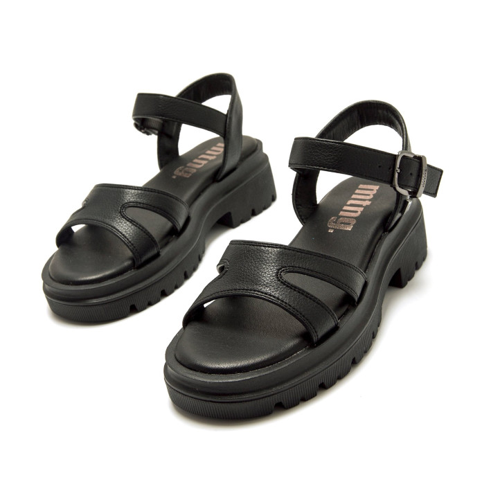 SANDALIAS DE MUJER MUSTANG ZURI NEGRO 55762 62684 - Querol online
