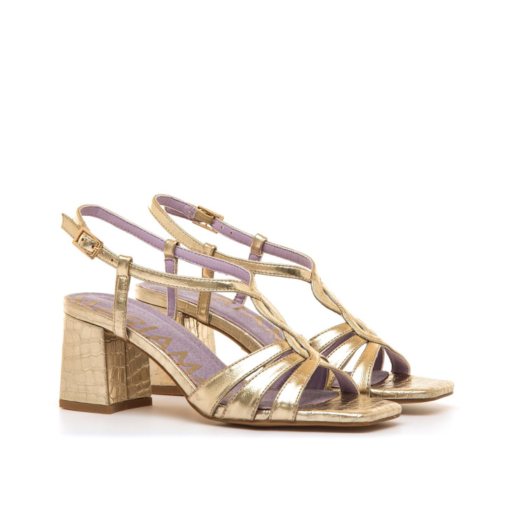 SANDALIAS DE MUJER MARIAMARE 68712 ORO 68712 62625 - Querol online