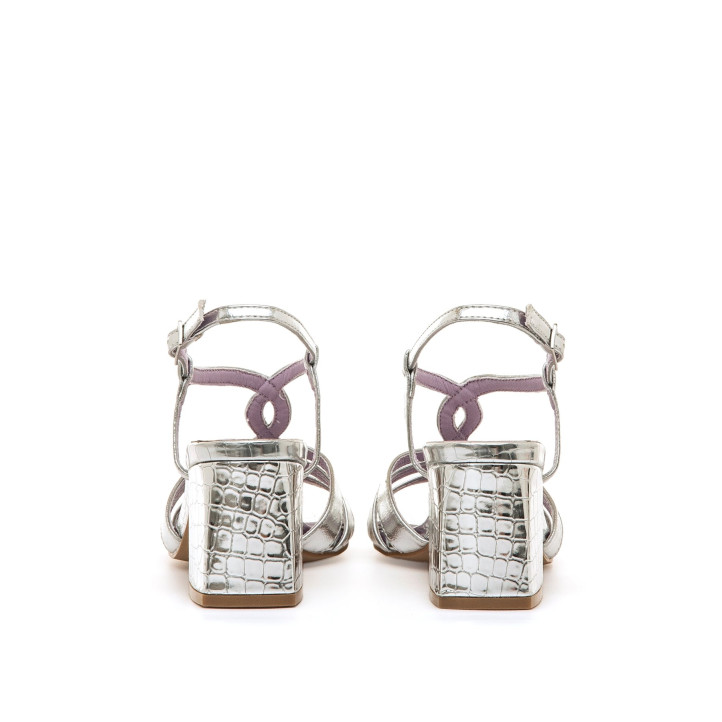 SANDALIAS DE MUJER MARIAMARE 68712 PLATA 68712 62626 - Querol online