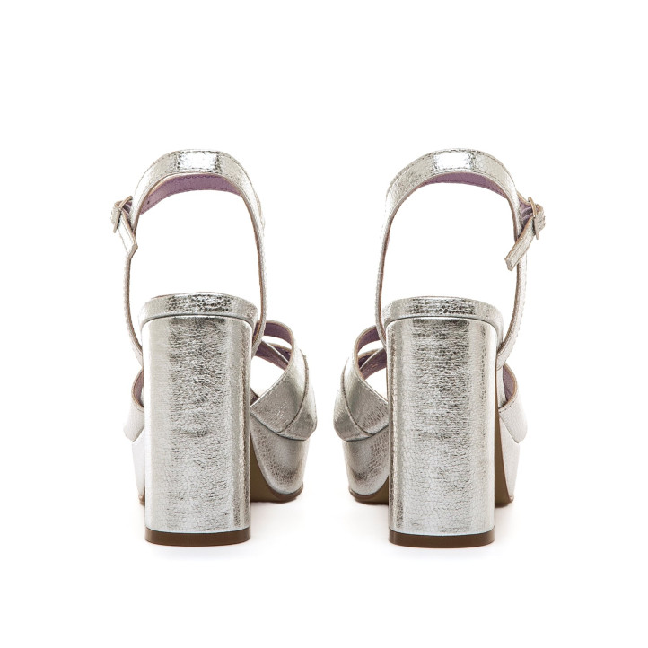 SANDALIAS DE MUJER MARIAMARE 68711 PLATA 68711 62623 - Querol online