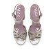 SANDALIAS DE MUJER MARIAMARE 68711 PLATA 68711 62623 - Querol online