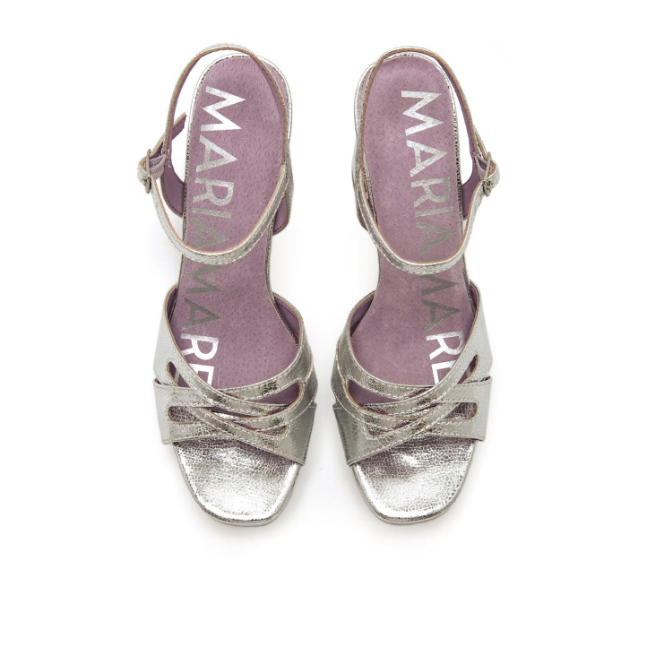 SANDALIAS DE MUJER MARIAMARE 68711 PLATA 68711 62623 - Querol online