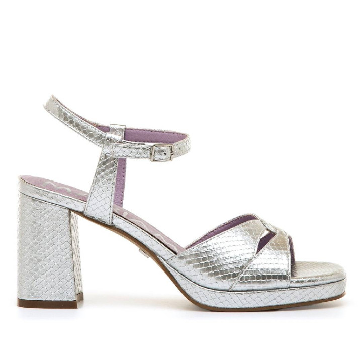 SANDALIAS DE MUJER MARIAMARE 68716 PLATA 68716 62629 - Querol online