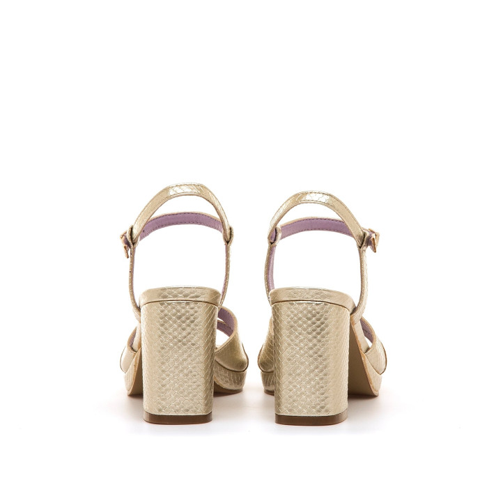 SANDALIAS DE MUJER MARIAMARE 68716 ORO 68716 62630 - Querol online