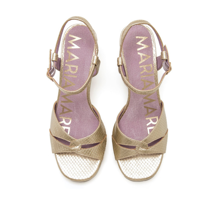 SANDALIAS DE MUJER MARIAMARE 68716 ORO 68716 62630 - Querol online