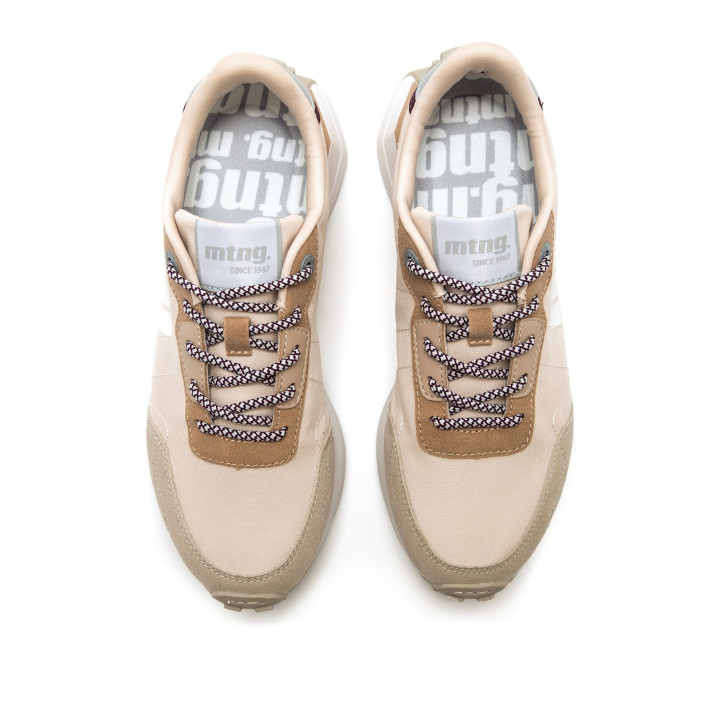 DEPORTIVAS DE MUJER MUSTANG ZINC BEIGE 60779 61743 - Querol online