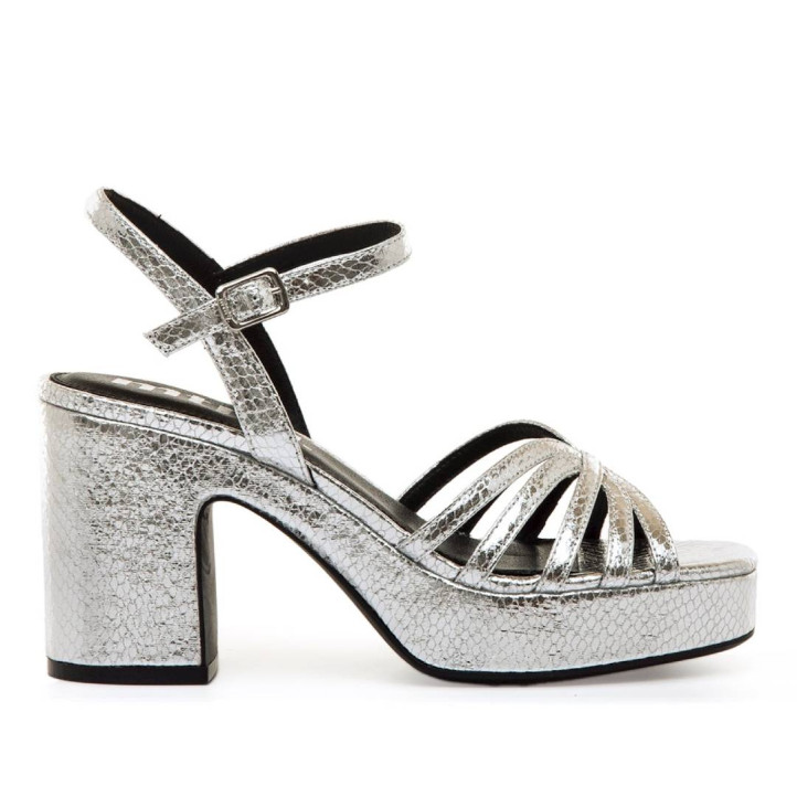 SANDALIAS DE MUJER MUSTANG 56646 PLATA 56646 62740 - Querol online