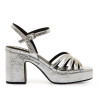 SANDALIAS DE MUJER MUSTANG 56646 PLATA 56646 62740