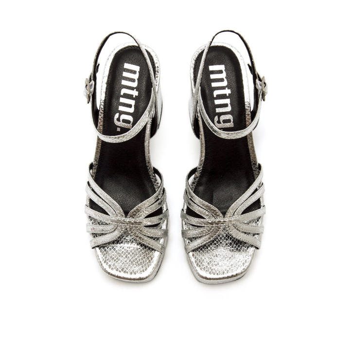 SANDALIAS DE MUJER MUSTANG 56646 PLATA 56646 62740 - Querol online