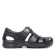 Sandalias Callaghan sintra negras estilo cangrejera - Querol online