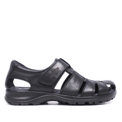 Sandalias Callaghan sintra negras estilo cangrejera - Querol online