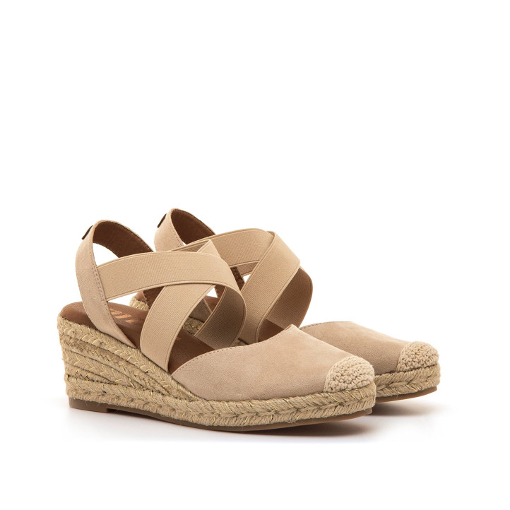 SANDALIAS DE MUJER MUSTANG MADA BEIGE 55913 62695 - Querol online