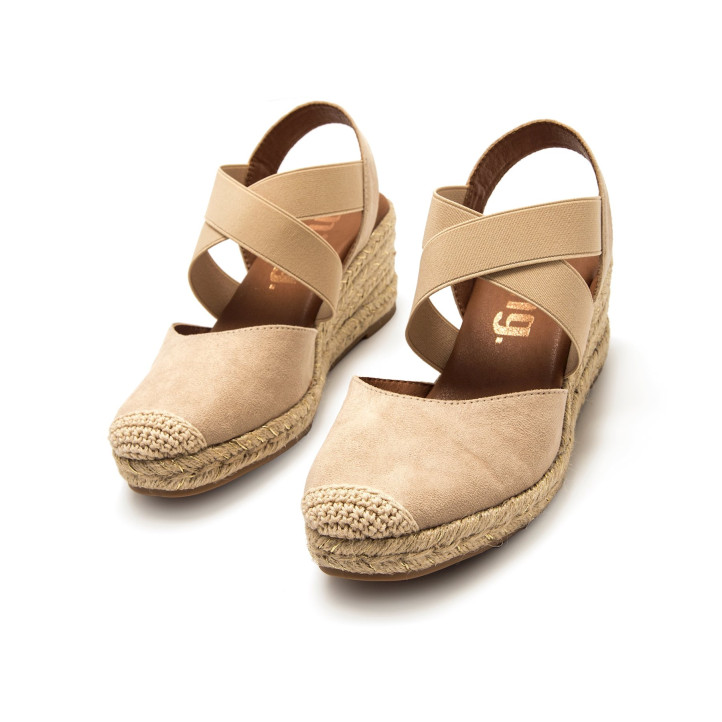 SANDALIAS DE MUJER MUSTANG MADA BEIGE 55913 62695 - Querol online