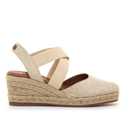 SANDALIAS DE MUJER MUSTANG MADA BEIGE 55913 62694 - Querol online