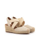 SANDALIAS DE MUJER MUSTANG MADA BEIGE 55913 62694 - Querol online