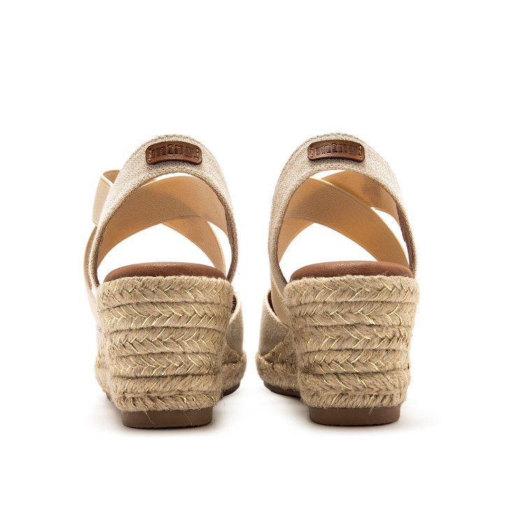 SANDALIAS DE MUJER MUSTANG MADA BEIGE 55913 62694 - Querol online