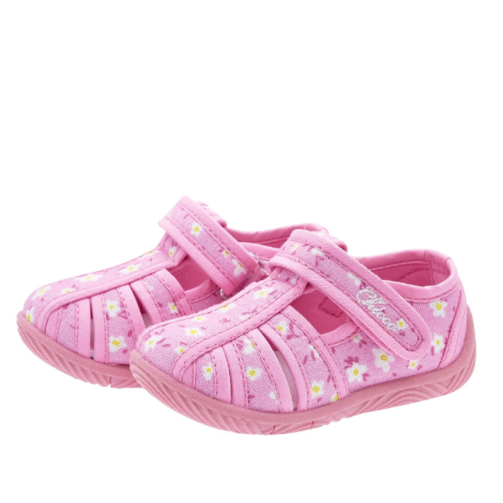 sandalias Chicco templar rosas con florecitas - Querol online