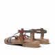 Sandalias planas Redlove yui con tiras multicolor - Querol online