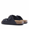 Sandalias Owel porto negras con doble hebilla tipo bio
