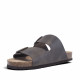 Sandalias Owel porto marrones con doble hebilla tipo bio - Querol online