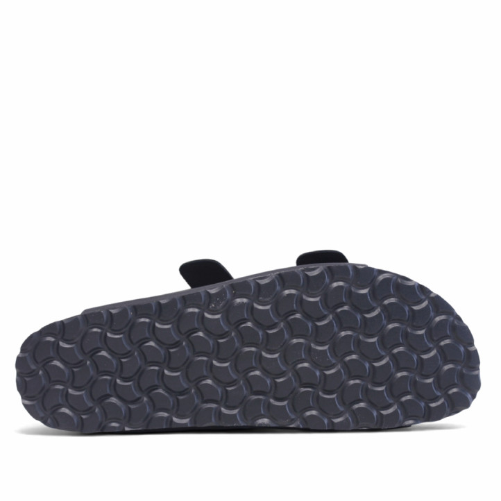 Sandalias Owel porto marrones con doble hebilla tipo bio - Querol online