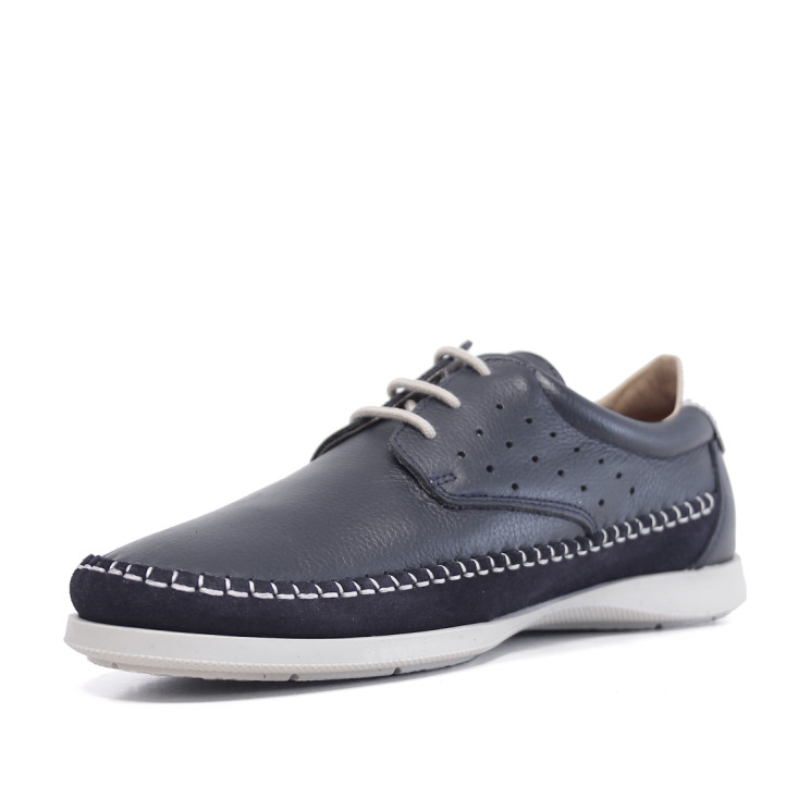 Sabates sport Lobo paradiso blau marí amb detalls blancs i vermells - Querol online