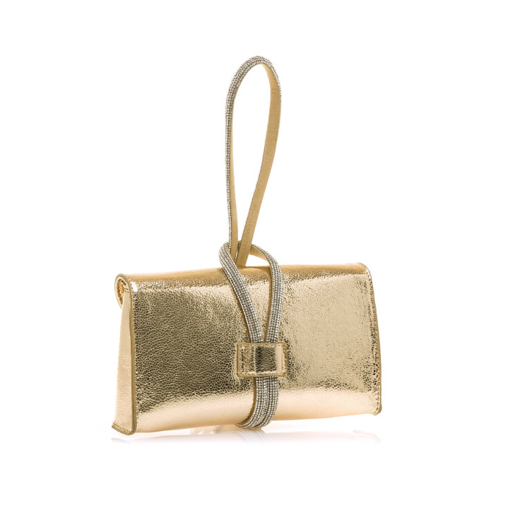 BOLSOS DE MANO DE MUJER MARIAMARE ROUN2 ORO ROUN2 62312 - Querol online