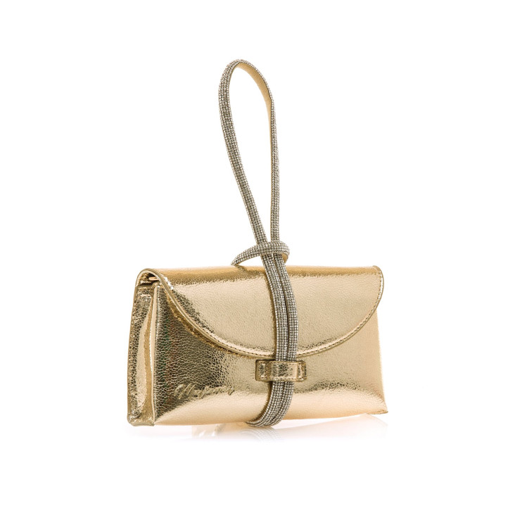 BOLSOS DE MANO DE MUJER MARIAMARE ROUN2 ORO ROUN2 62312 - Querol online